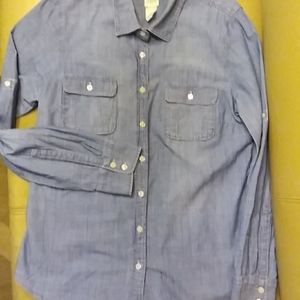 JCREW DENIM BUTTON DOWN